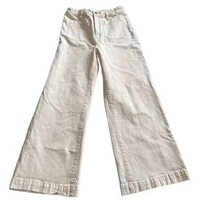 ROLLA'S High Rise Wide Leg Cream Jeans Size 31